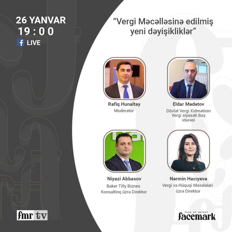 "Vergi Məcəlləsinə edilmiş yeni dəyişikliklər" - video müsahibə
