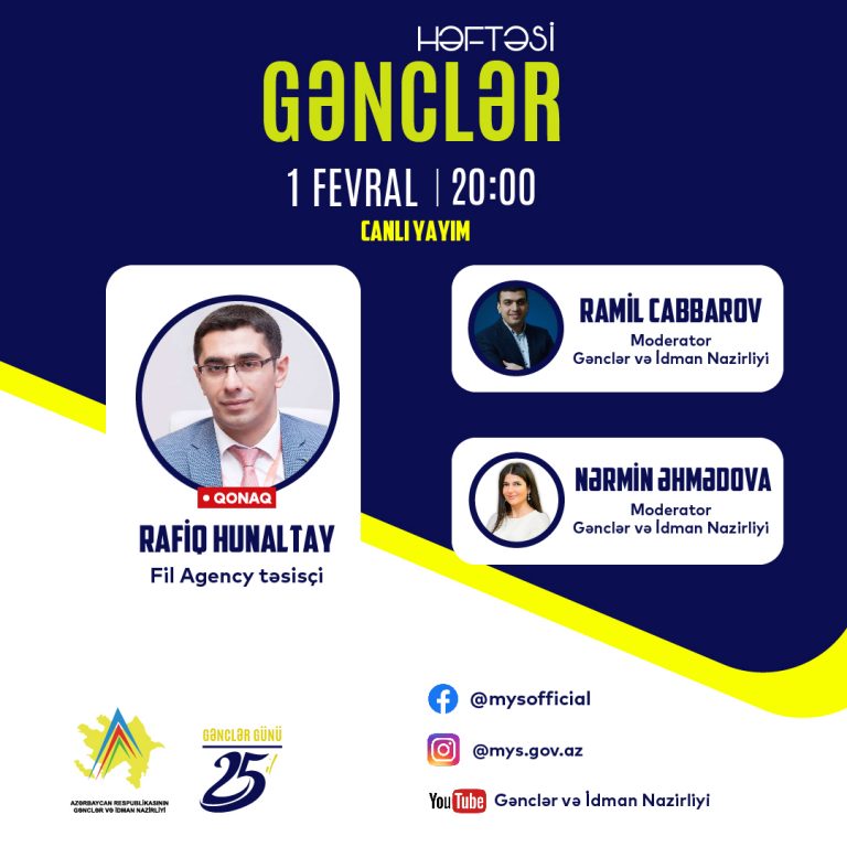 Gənclər Həftəsi - canlı yayımlar seriyasında qonaq idik